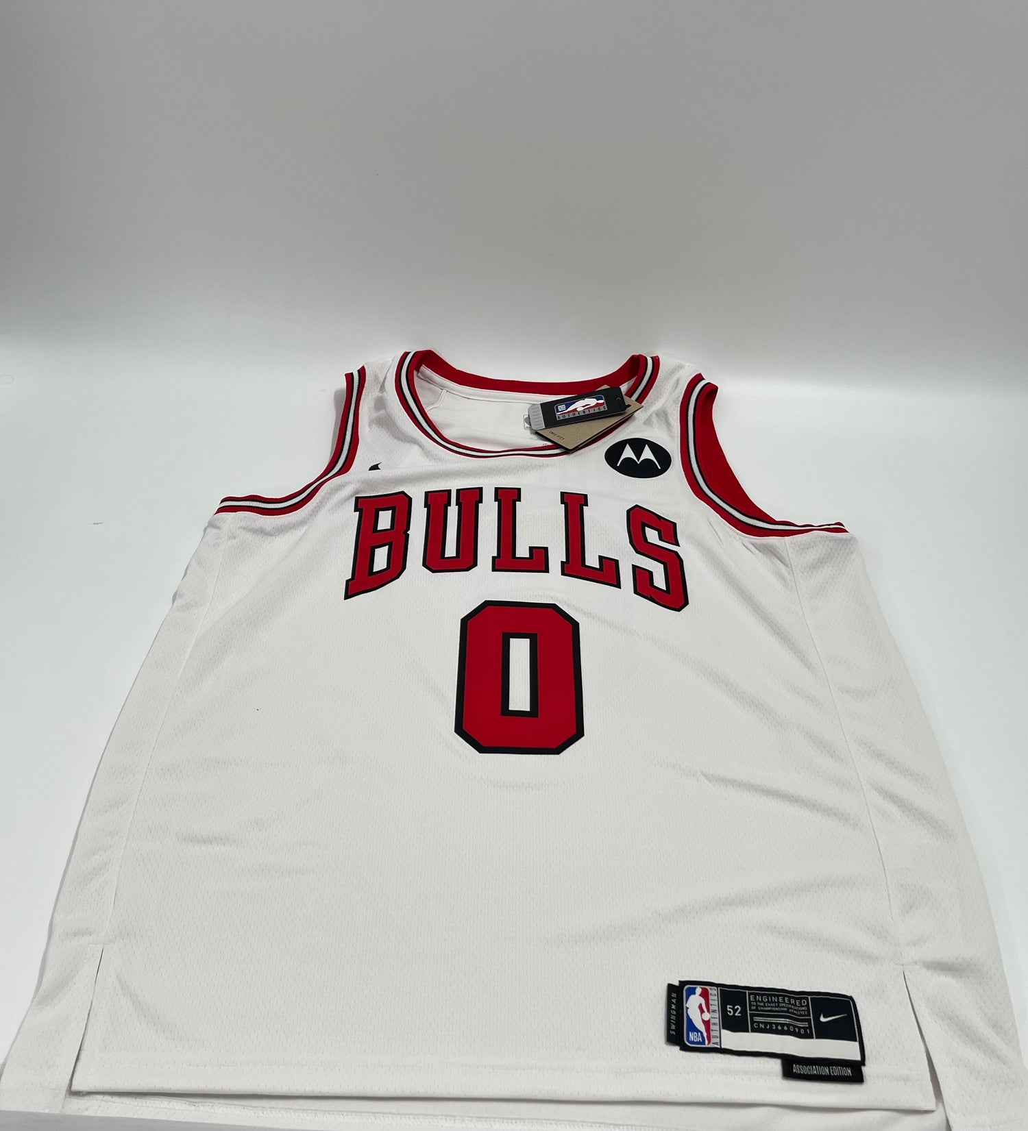 Coby White Signed Bulls Nike Authentic Jersey (Fanatics)