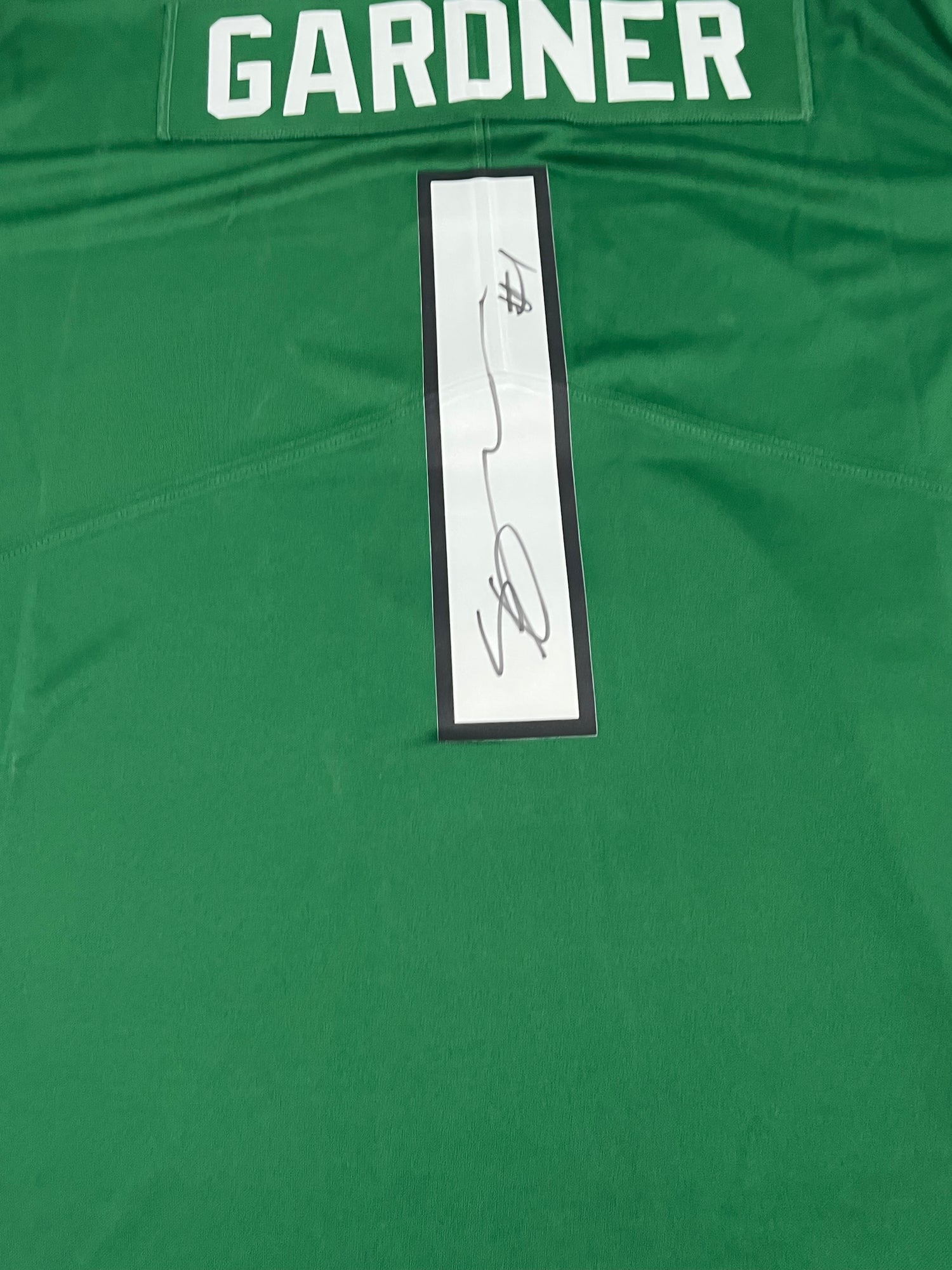 Sauce Gardner Signed Jets Nike Authentic Jersey (Beckett)