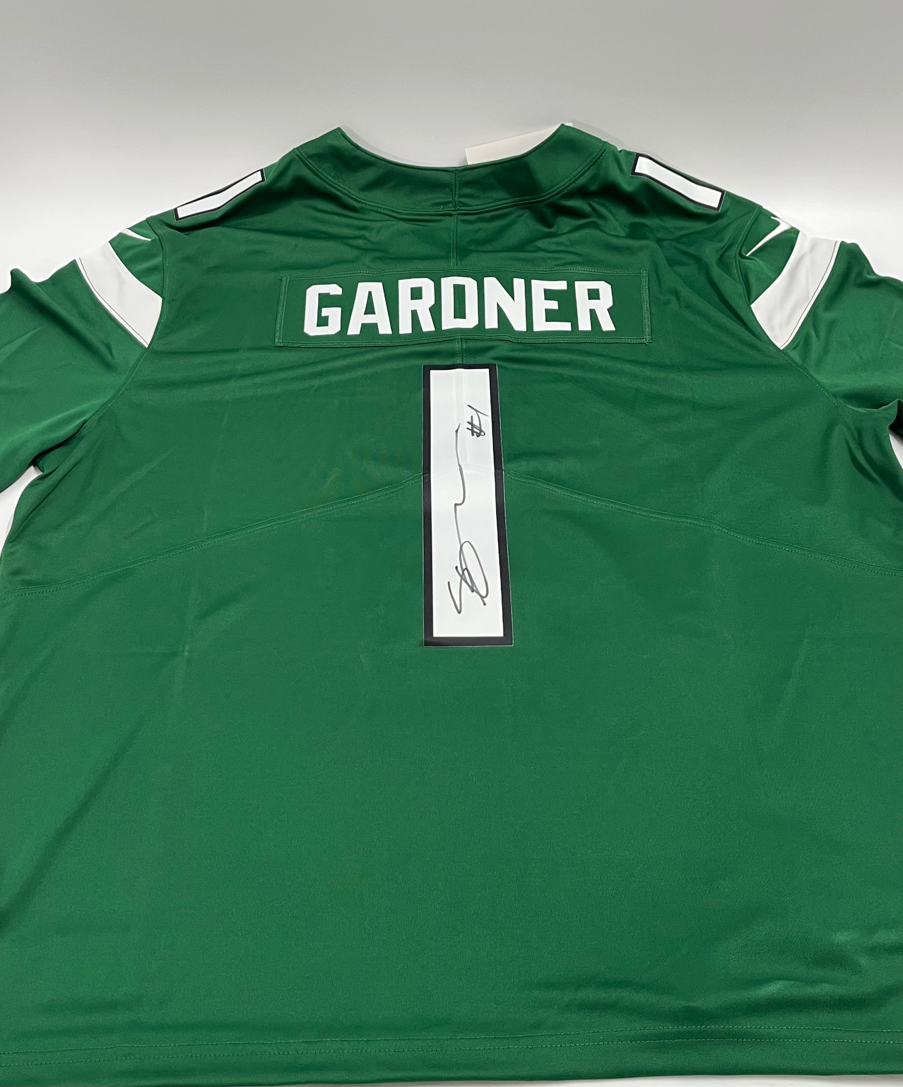 Sauce Gardner Signed Jets Nike Authentic Jersey (Beckett)