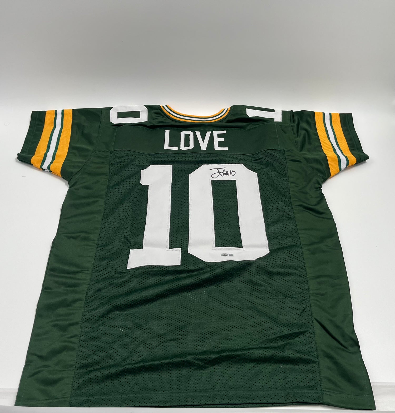 Jordan Love Signed Custom Jersey (Beckett)