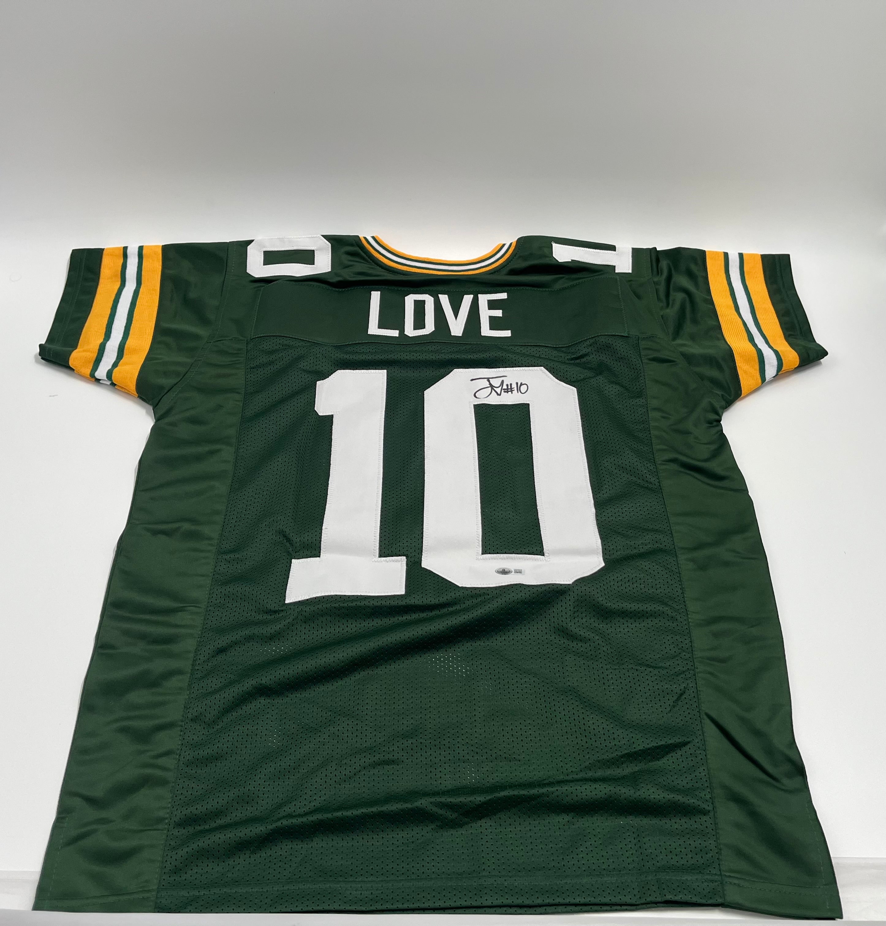 Jordan Love Signed Custom Jersey (Beckett)