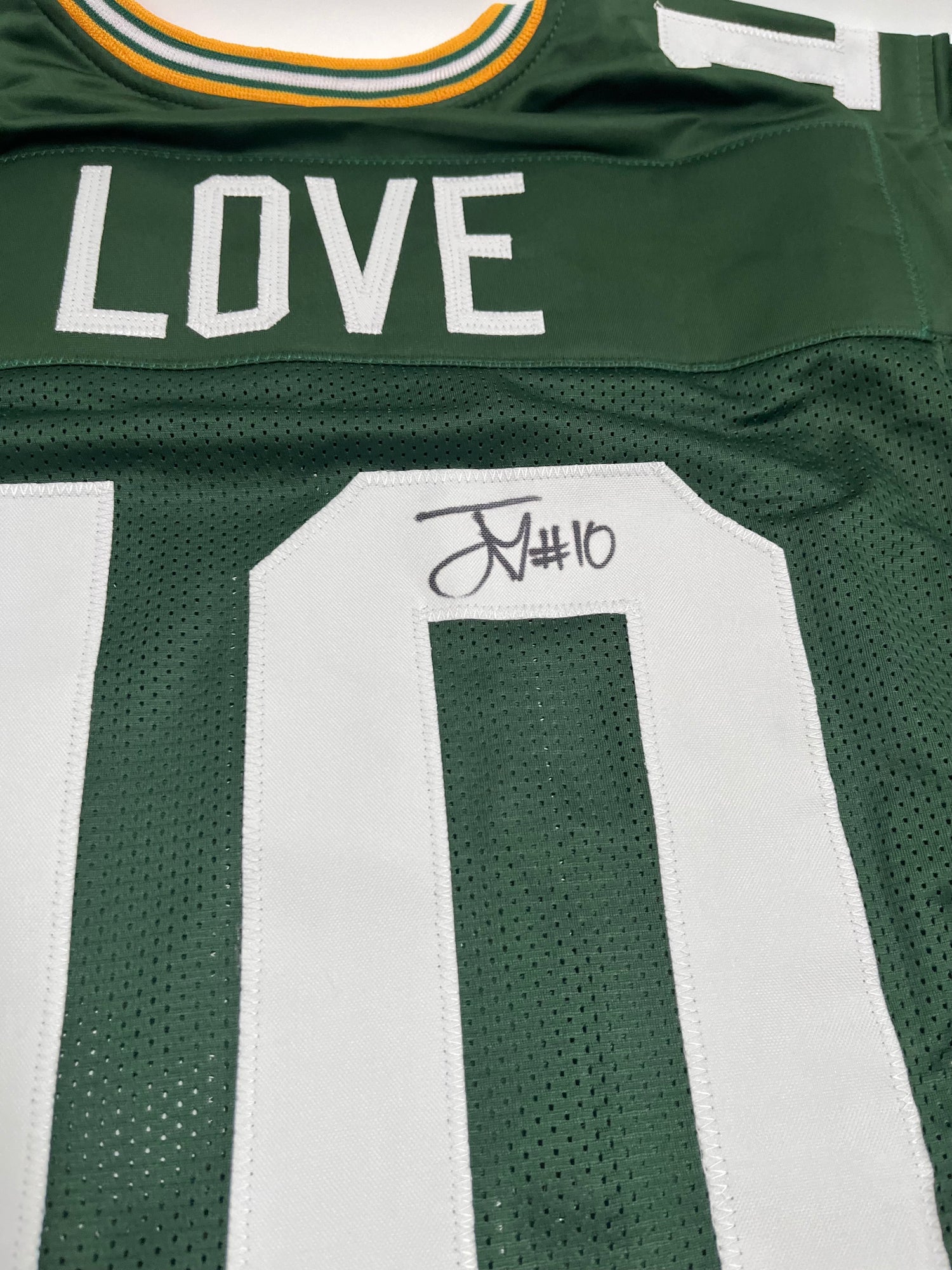 Jordan Love Signed Custom Jersey (Beckett)