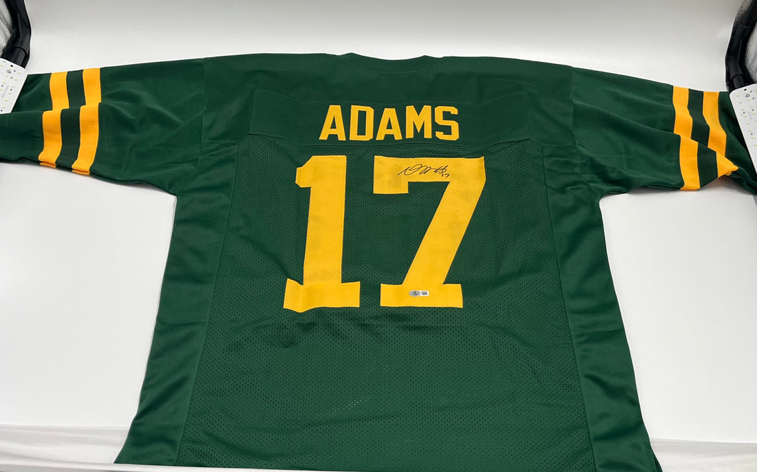 Davante Adams Signed Custom Jersey (Beckett)