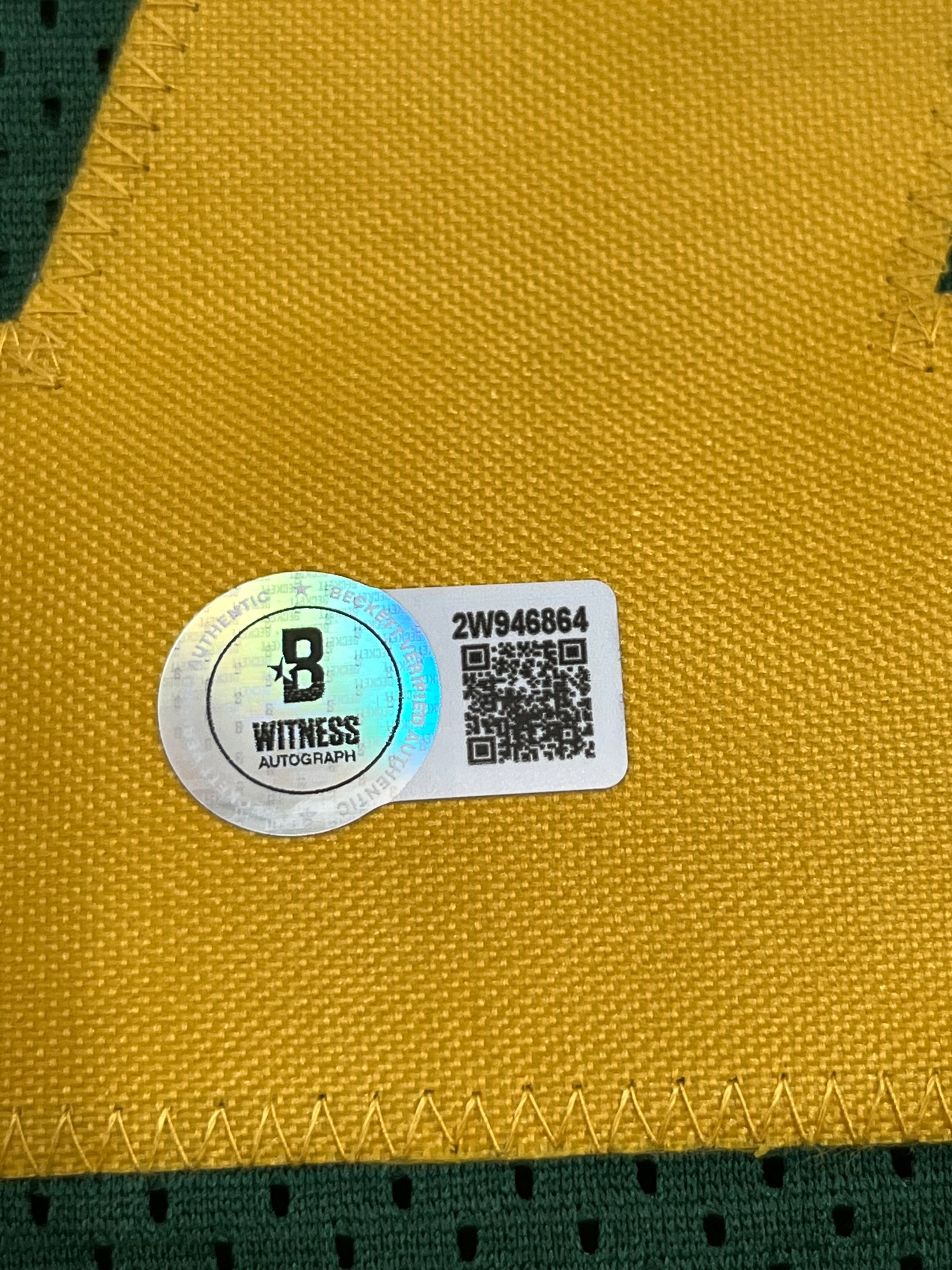 Davante Adams Signed Custom Jersey (Beckett)