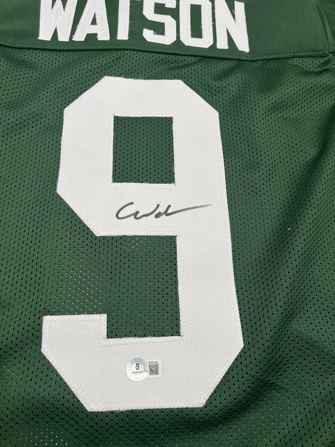 Christian Watson Signed Custom Jersey (Beckett)