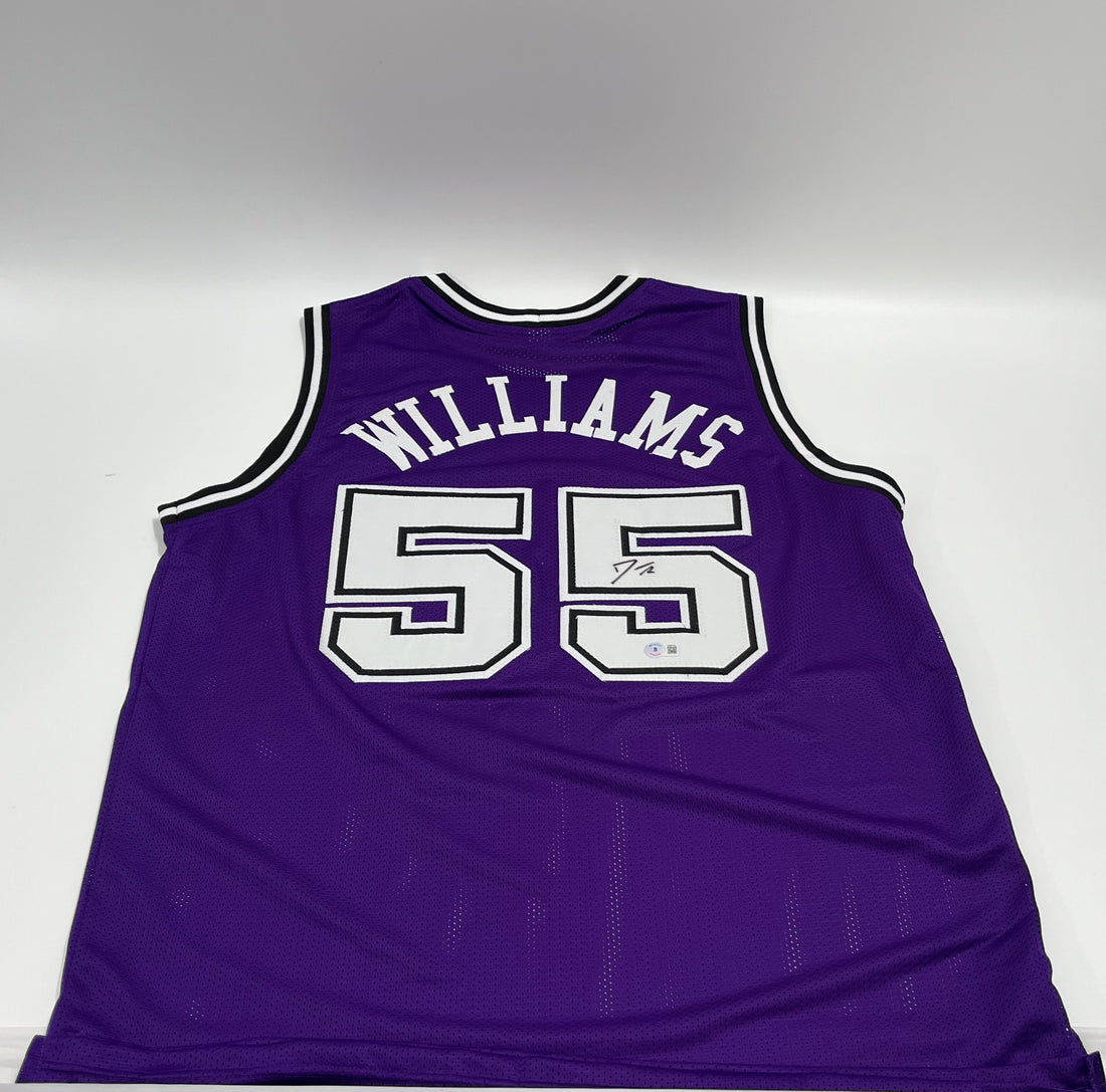 Jason Williams (White Chocolate) Signed Jersey (Beckett)