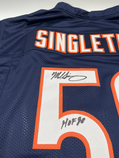 Mike Singletary Signed Jersey Inscribed "HOF 98" (Schwartz)