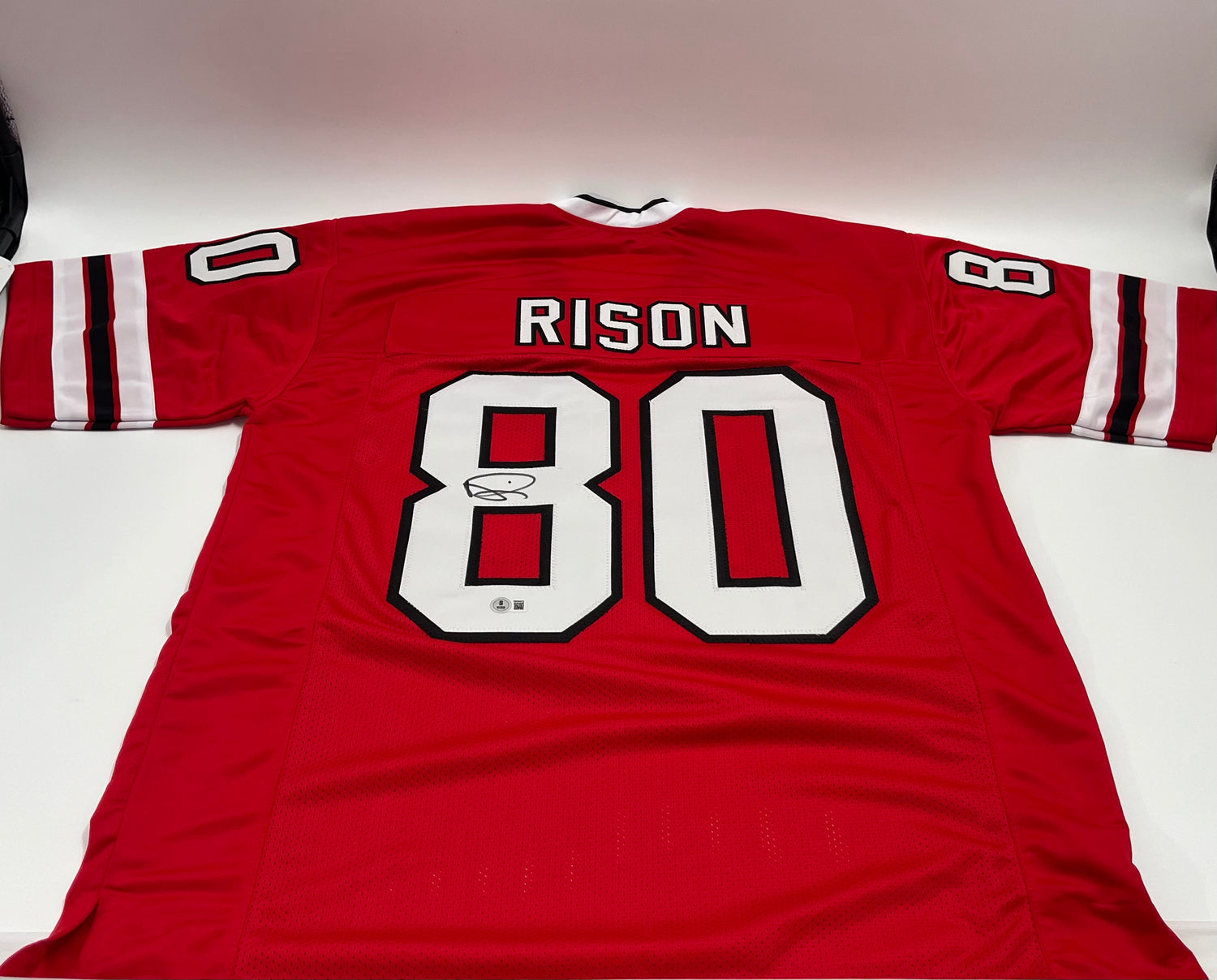 Andre Rison Signed Custom Jersey (Beckett)
