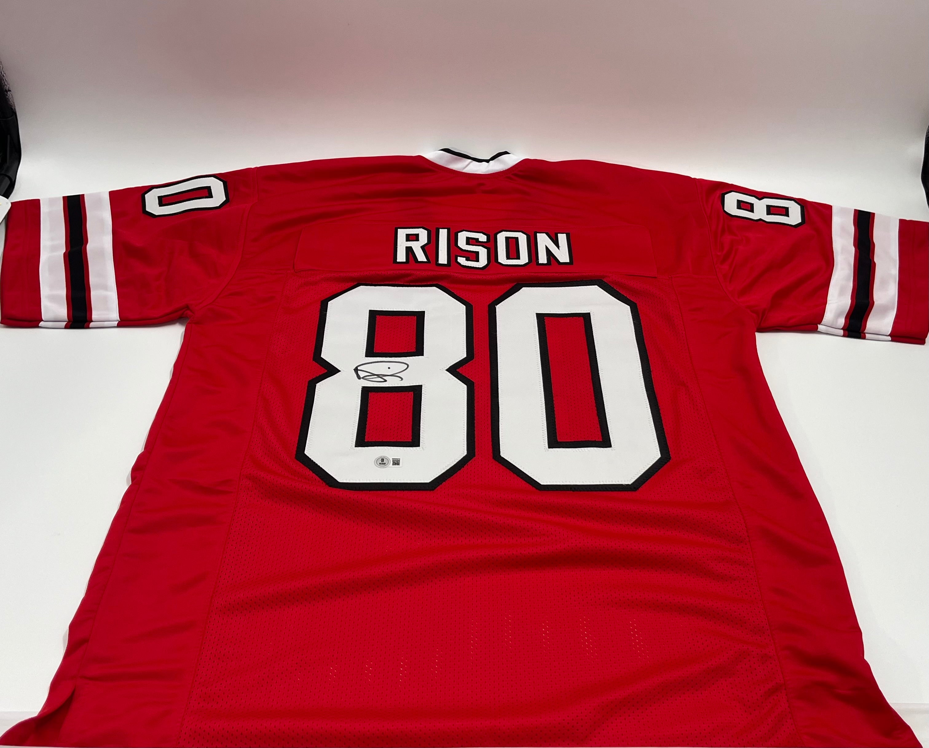 Andre Rison Signed Custom Jersey (Beckett)