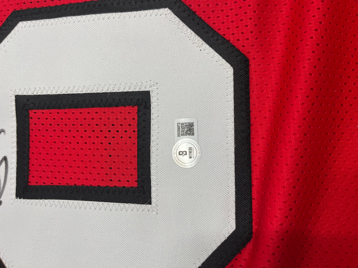 Andre Rison Signed Custom Jersey (Beckett)