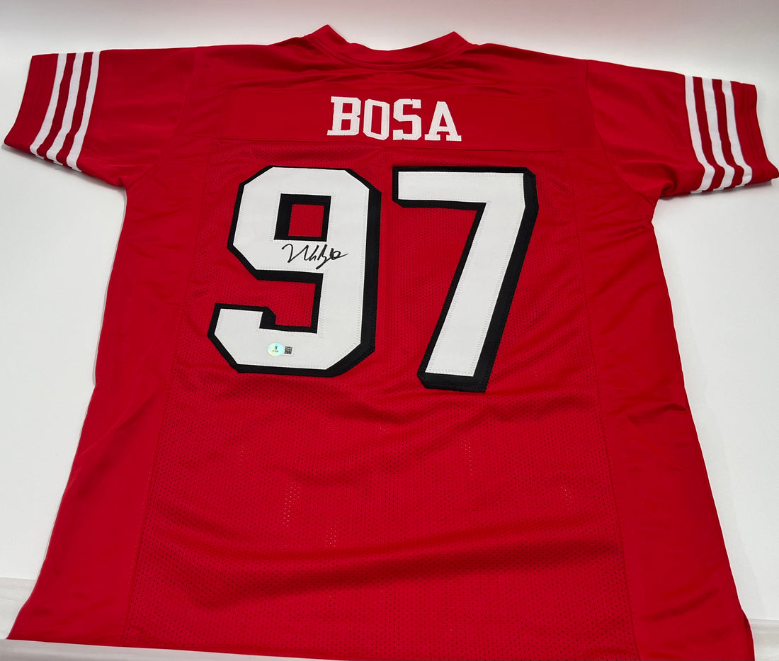 Nick Bosa Signed Custom Jersey (Beckett)