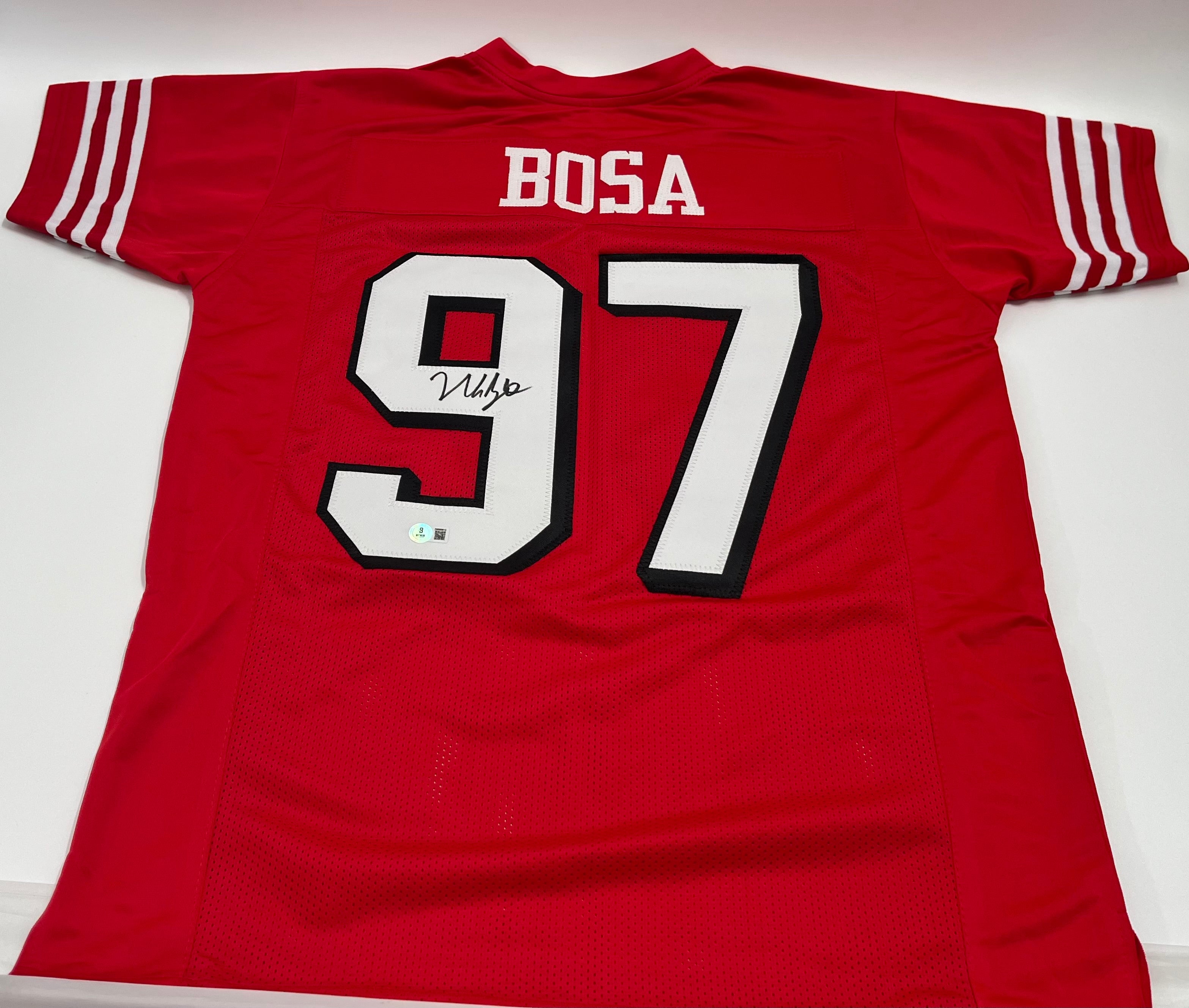 Nick Bosa Signed Custom Jersey (Beckett)
