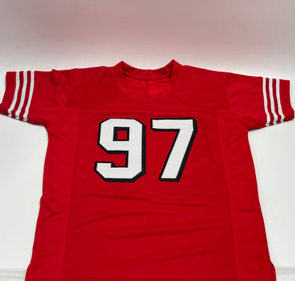 Nick Bosa Signed Custom Jersey (Beckett)
