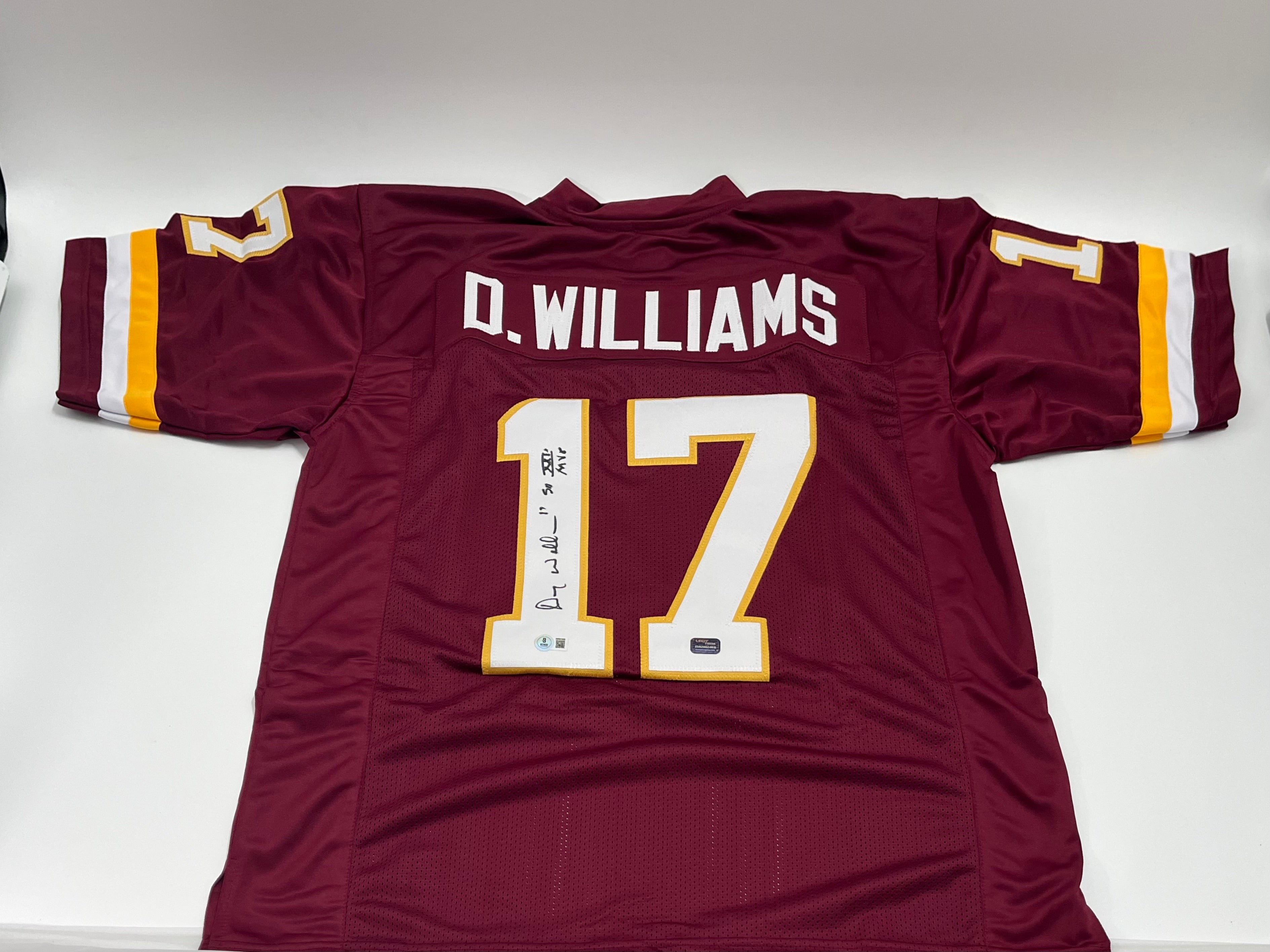 Doug Williams Signed Jersey Inscribed "SB XXI MVP" (Beckett)