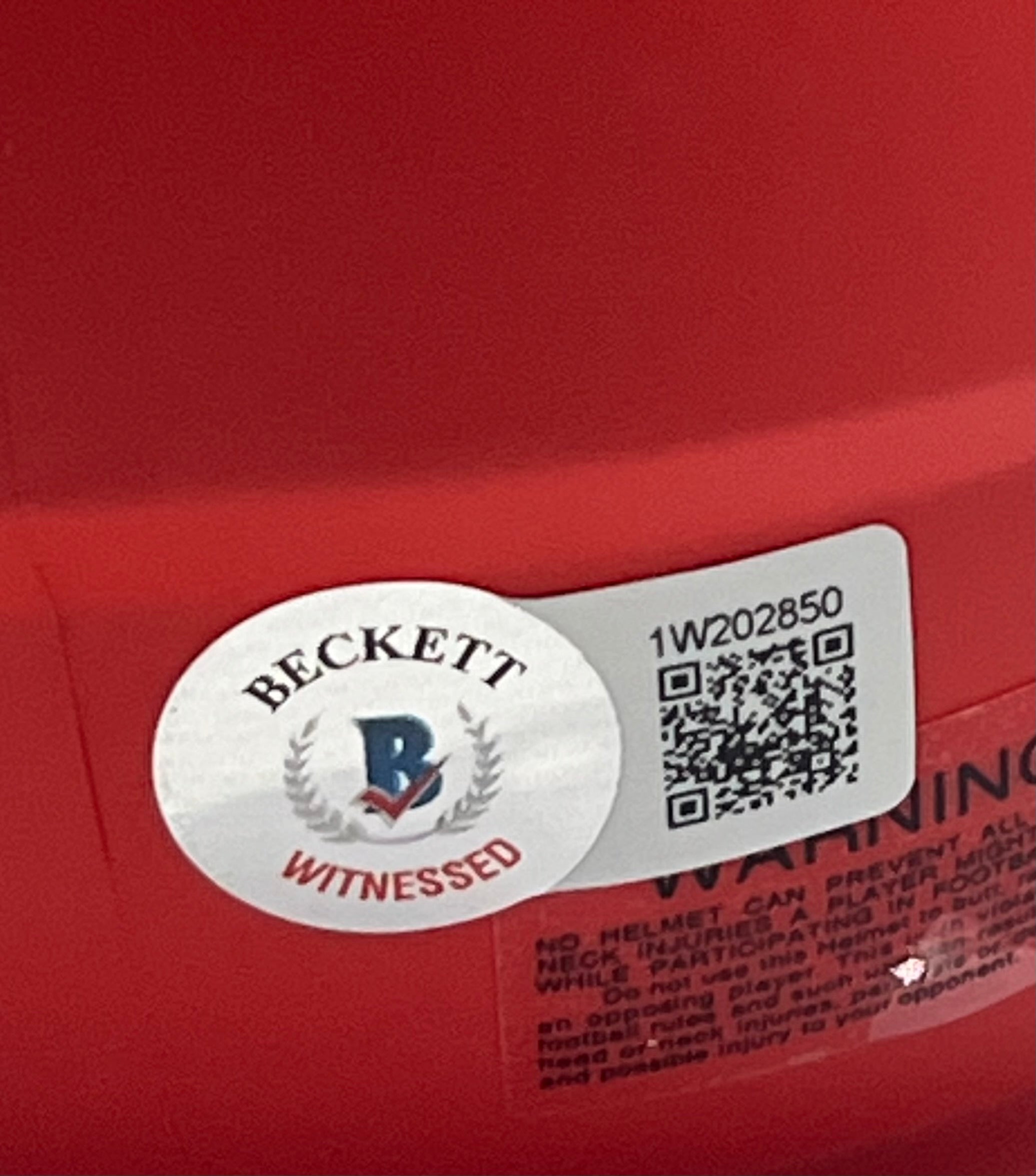 Colston Loveland Signed Bears Rave Alternate Speed Mini Helmet (Beckett)