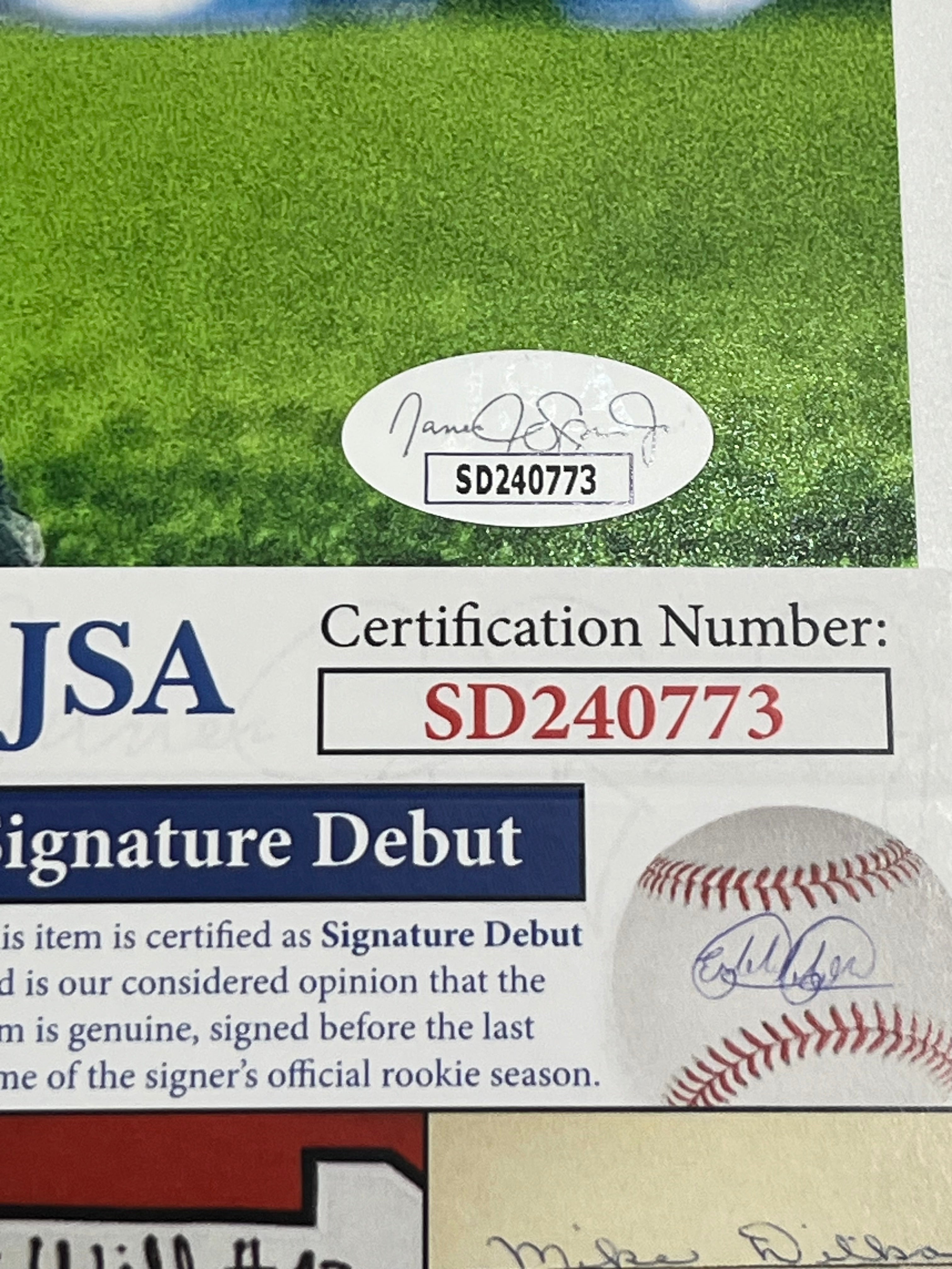 Abdul Carter (Signature Debut) Signed Penn State Lions 8x10 Photo (JSA)