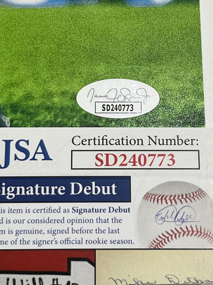 Abdul Carter (Signature Debut) Signed Penn State Lions 8x10 Photo (JSA)