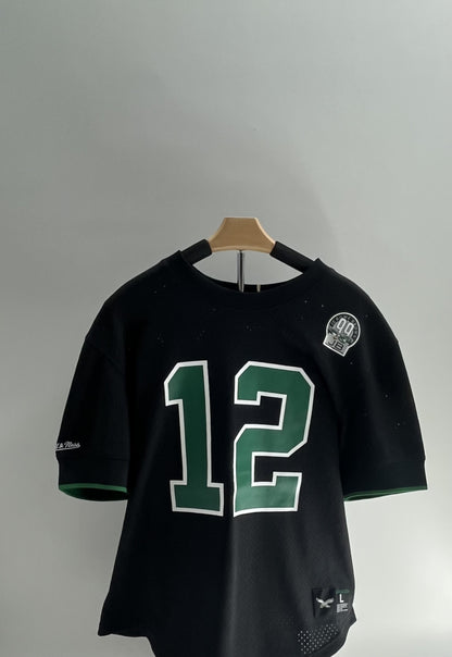 Mitchell &amp; Ness N&amp;N Mesh Crewneck Eagles 1992 Randall Cunningham