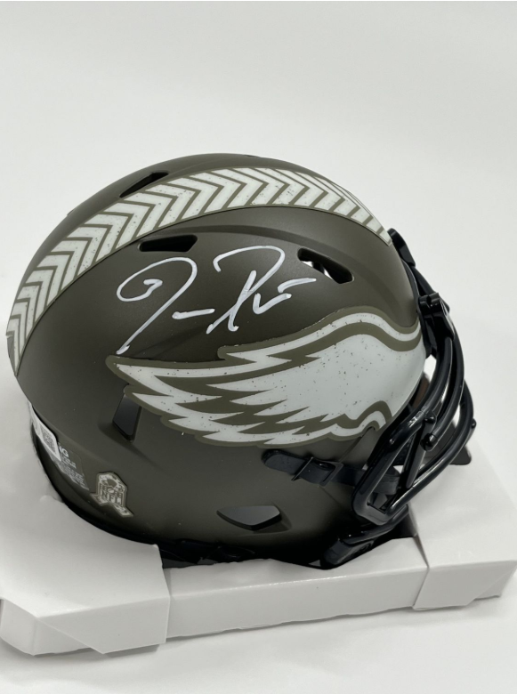 Jason Peters Signed Eagles STS Alt Spd MH (Beckett)