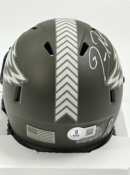 Jason Peters Signed Eagles STS Alt Spd MH (Beckett)