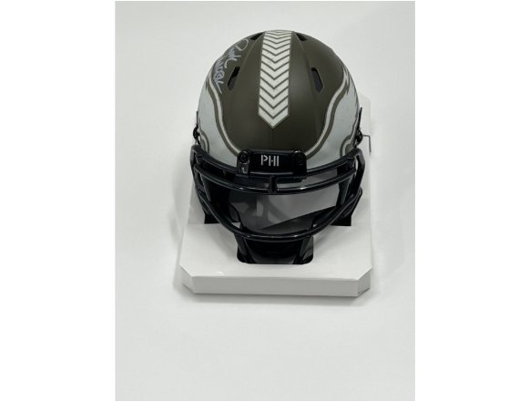 Vince Papale Signed Eagles STS Alt Spd MH Inscr &quot;Invincible&quot; (Jsa)