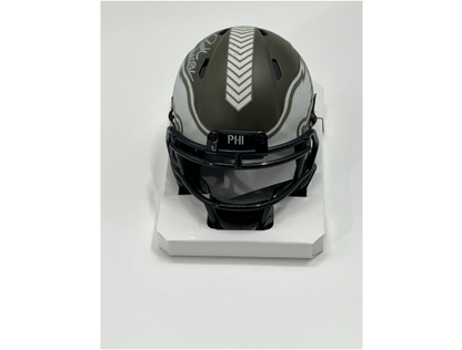 Vince Papale Signed Eagles STS Alt Spd MH Inscr &quot;Invincible&quot; (Jsa)