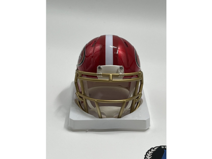 Brandon Aiyuk Signed 49ers Flash Alternate Speed Mini Helmet (Beckett)