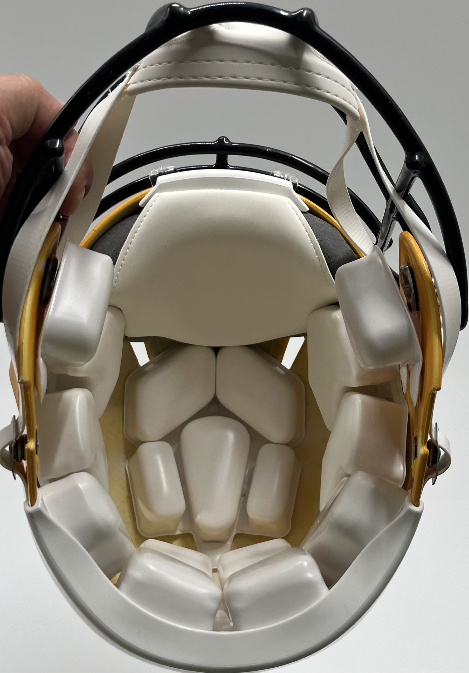T. J. Watt Signed Steelers FS Authentic Throwback Alt Spd Helmet (Beckett)