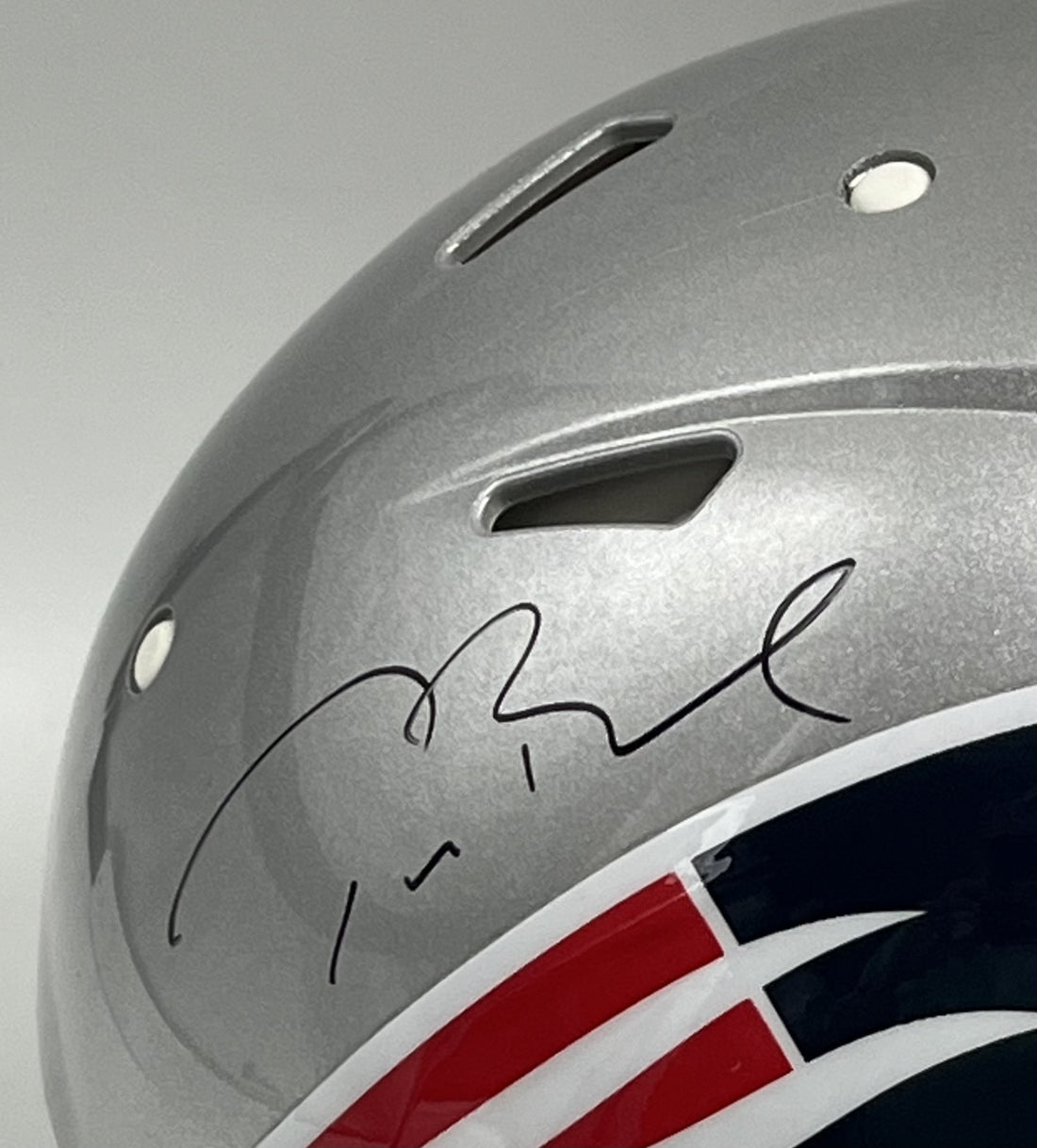 Tom Brady Signed Patriots FS Authentic On-Field Speed Helmet (Fanatics &amp; GOAT)