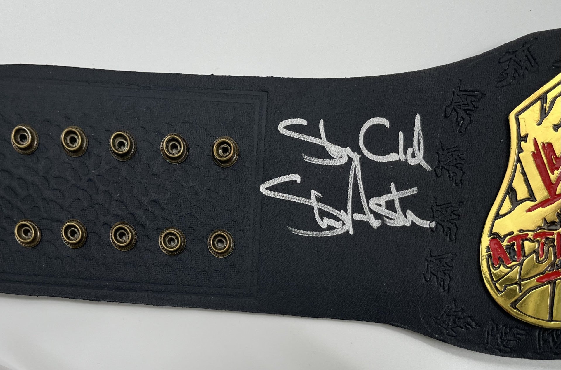 &quot;Stone Cold&quot; Steve Austin Signed FS WHW Champion Belt (Beckett)