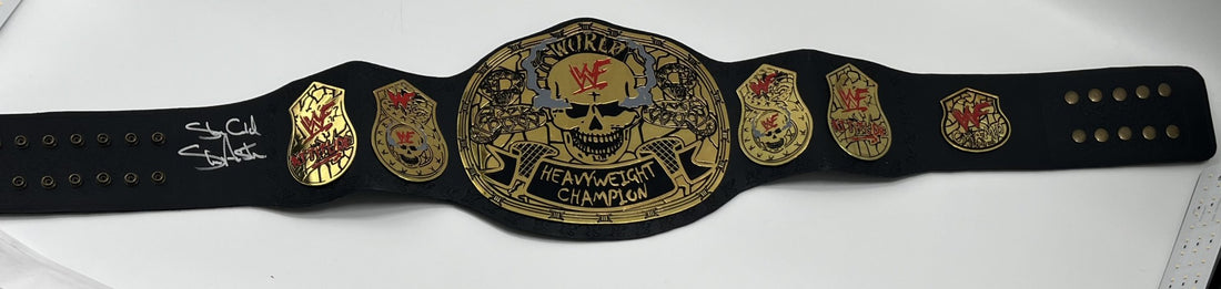&quot;Stone Cold&quot; Steve Austin Signed FS WHW Champion Belt (Beckett)