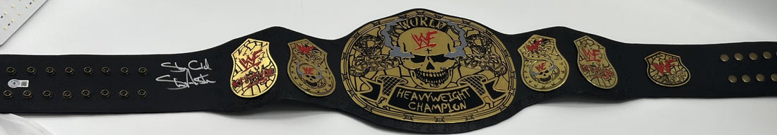 &quot;Stone Cold&quot; Steve Austin Signed FS WHW Champion Belt (Beckett)