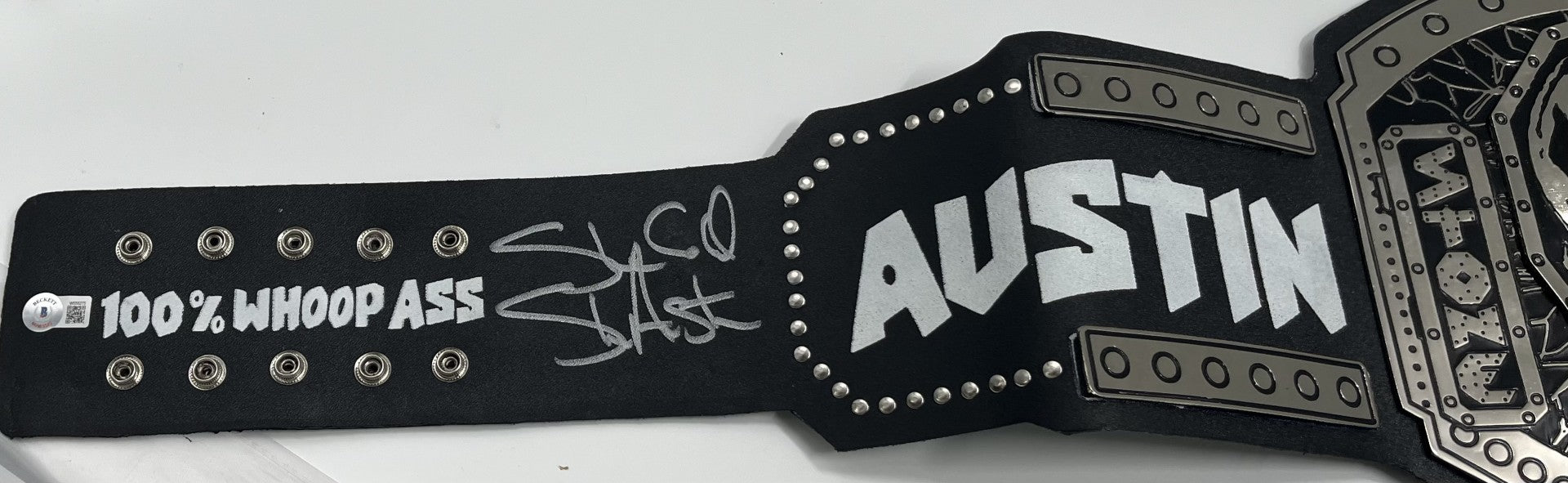 &quot;Stone Cold&quot; Steve Austin Signed FS 3:16 WHW Belt (Beckett)