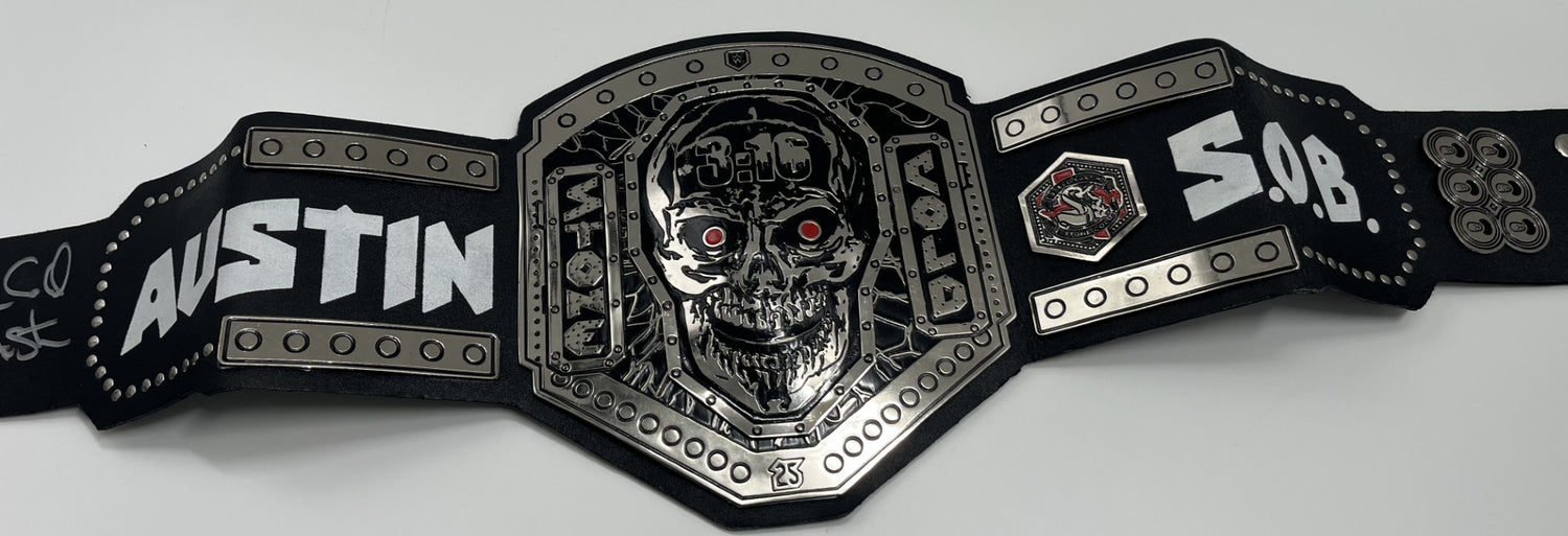&quot;Stone Cold&quot; Steve Austin Signed FS 3:16 WHW Belt (Beckett)